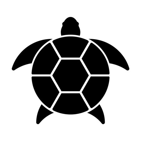 turtle icon vector illustration logo templateのイラスト素材