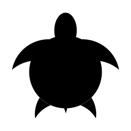turtle icon vector illustration logo templateのイラスト素材