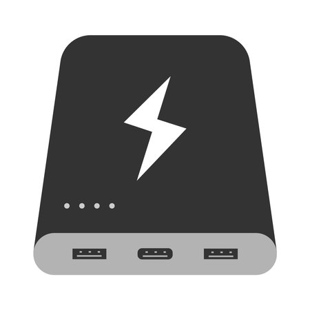 powerbank icon vector template designのイラスト素材