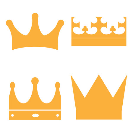 king crown icon vector illustration designのイラスト素材