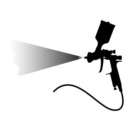 spray paint icon vector illustration designのイラスト素材