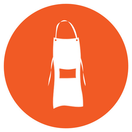 Apron vector icon illustration symbol design backgroundのイラスト素材