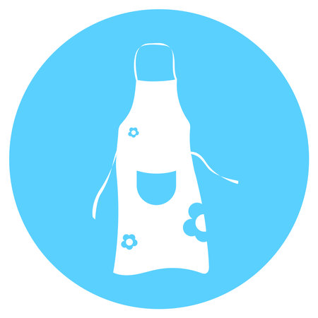 Apron vector icon illustration symbol design backgroundのイラスト素材