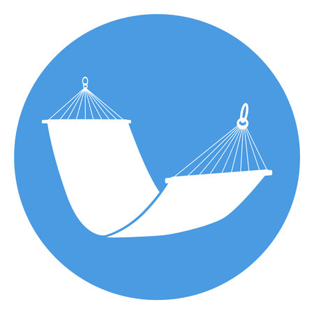 hammock icon vector illustration logo templateのイラスト素材