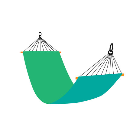 hammock icon vector illustration logo templateのイラスト素材