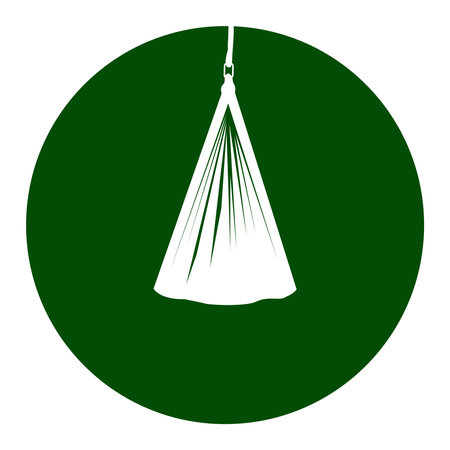 hammock icon vector illustration logo templateのイラスト素材