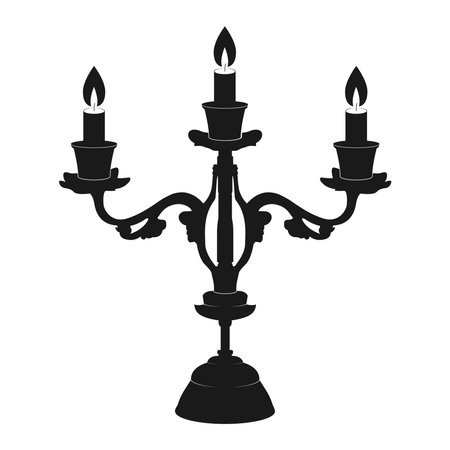 candle icon vector illustration template designのイラスト素材