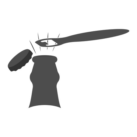 bottle opener icon vector illustration designのイラスト素材