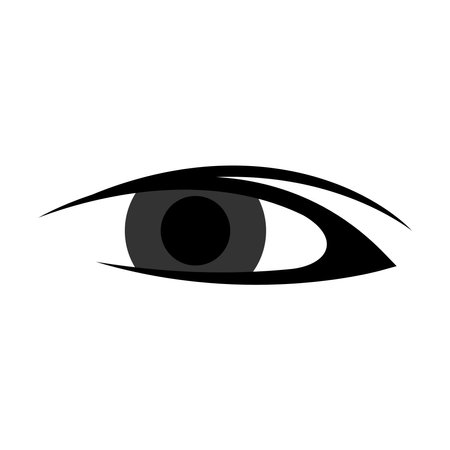 eye icon vector illustration designのイラスト素材