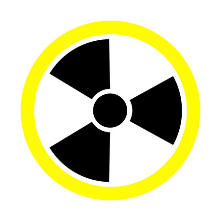 radiation icon vector illustration designのイラスト素材