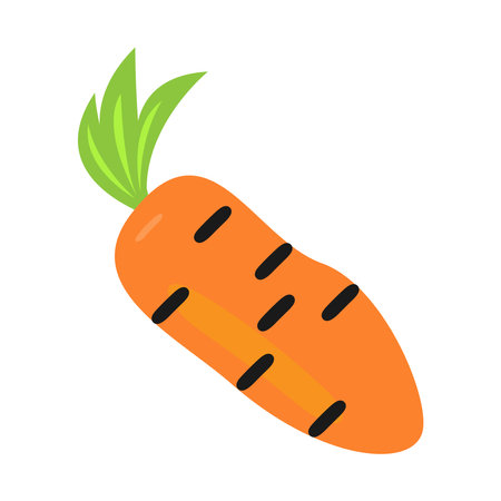 carrot icon vector illustration designのイラスト素材