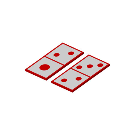 Dominoes icon. vector illustration symbol design.のイラスト素材