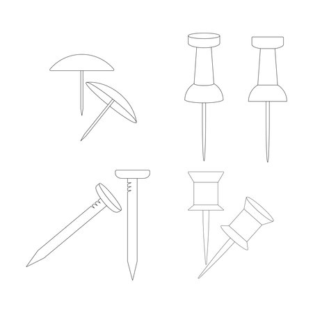 Nail icon.vector illustration symbol designのイラスト素材