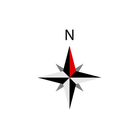 Compass icon vector illustration designのイラスト素材