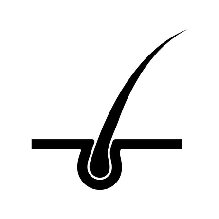 Hair treatment logo illustration designのイラスト素材