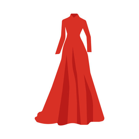 wedding dress icon vector illustration designのイラスト素材