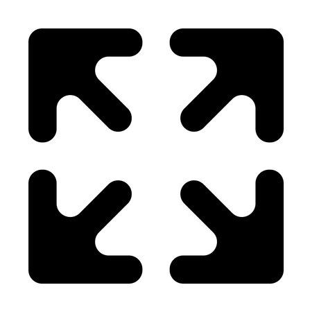 full screen mode icon and zoom out,signs and symbols,vector simple design.