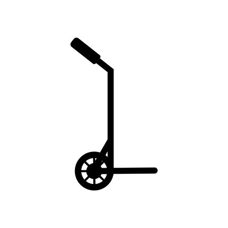 hand truck icon,luggage illustration vector design template.のイラスト素材