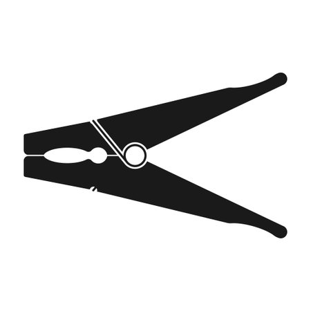 clothespin icon vector ,illustration logo design.のイラスト素材