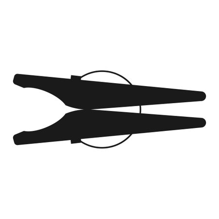 clothespin icon vector ,illustration logo design.のイラスト素材