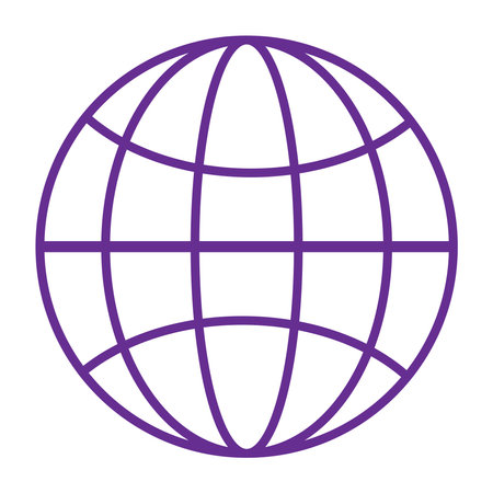 trendy globe logo,vector illustration design template.のイラスト素材