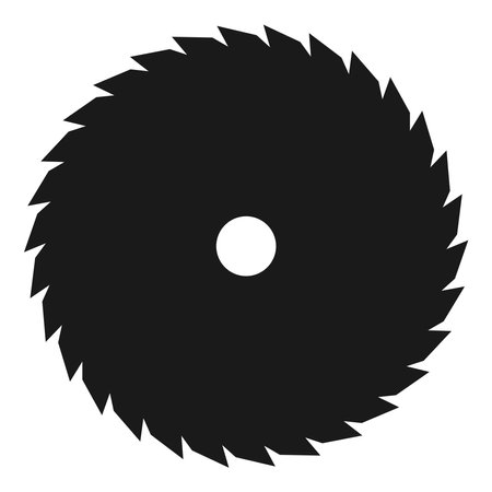 Circular saw vector icon illustration sign for web and designのイラスト素材