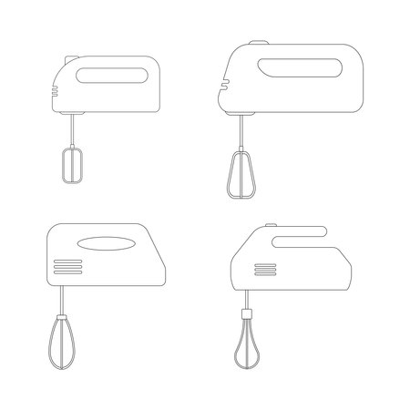 Hand mixer icon vector illustration simple design.のイラスト素材