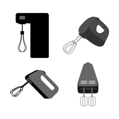 Hand mixer icon vector illustration simple design.のイラスト素材