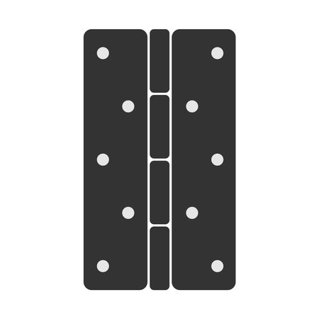 a set of door hinge icons design template. Trendy style, vector eps 10のイラスト素材