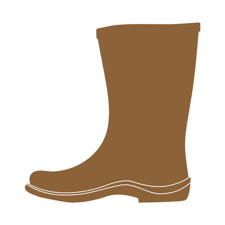 Rain boots icon vector illustration design template.のイラスト素材
