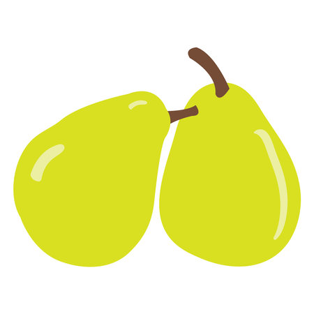 pear fruit icon vector illustration designのイラスト素材