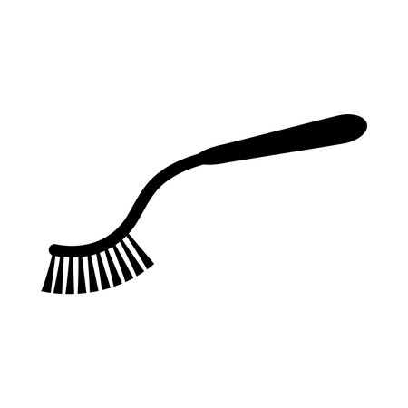 toilet brush icon vector illustration symbol designのイラスト素材
