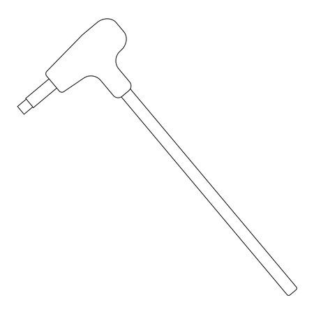 Allen keys icon vector illustration symbol designのイラスト素材
