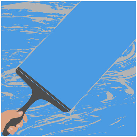 glass cleaner icon vector illustration symbol design