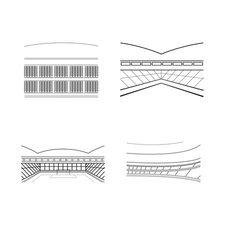 stadium icon vector illustration designのイラスト素材