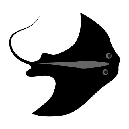 stingray icon vector illustration designのイラスト素材