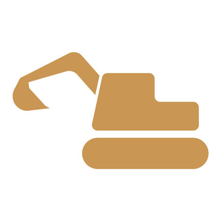 excavator icon vector illustration designのイラスト素材