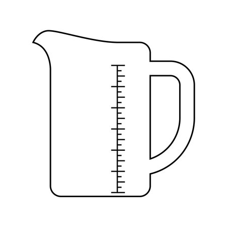 measuring cup icon vector illustration designのイラスト素材