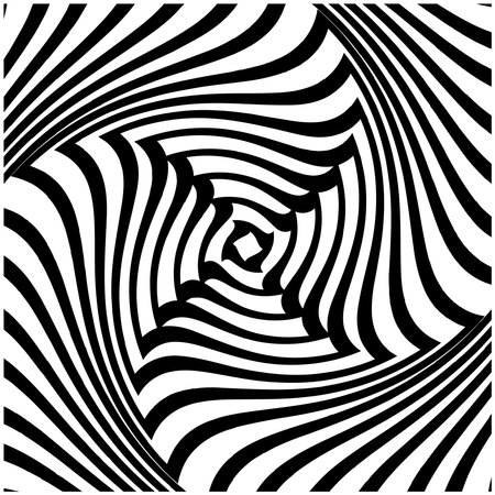 Hypnotic, geometric, repeated pattern vector illustration backgroundのイラスト素材