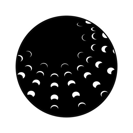 golf ball icon vector illustration designのイラスト素材