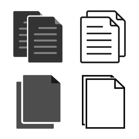 copy icon vector illustration designのイラスト素材