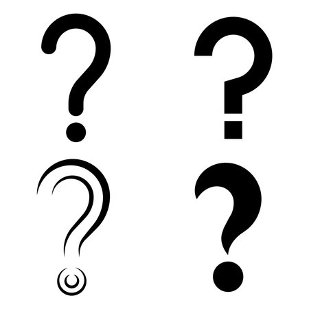 question mark icon vector illustration designのイラスト素材