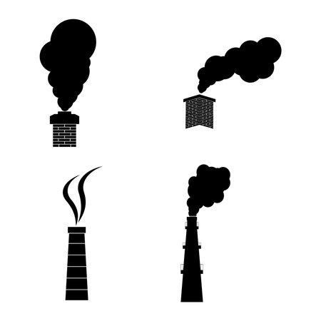 chimney icon vector illustration symbol designのイラスト素材