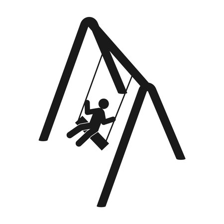 swing icon vector illustration symbol designのイラスト素材