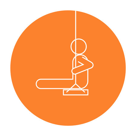 swing icon vector illustration symbol designのイラスト素材