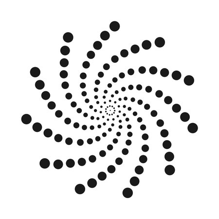 vortex icon logo vector illustration designのイラスト素材