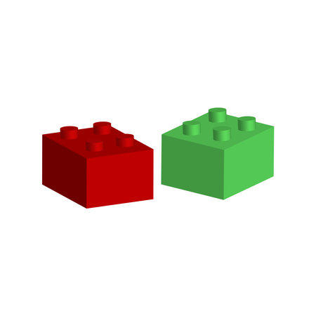 Building block icon vector illustration symbol designのイラスト素材