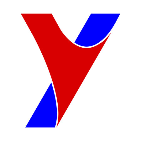 Y letter logo vector illustration designのイラスト素材