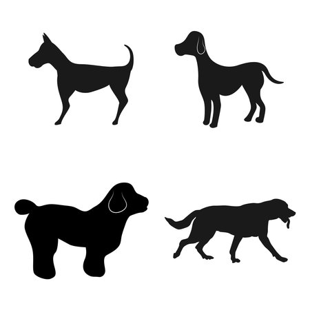 Dog icon vector illustration symbol designのイラスト素材