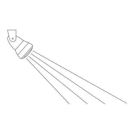 Spotlight icon vector illustration template designのイラスト素材